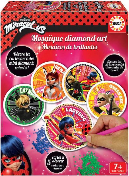 Image du produit Educa Mosaïques Miraculous Ladybug glitter