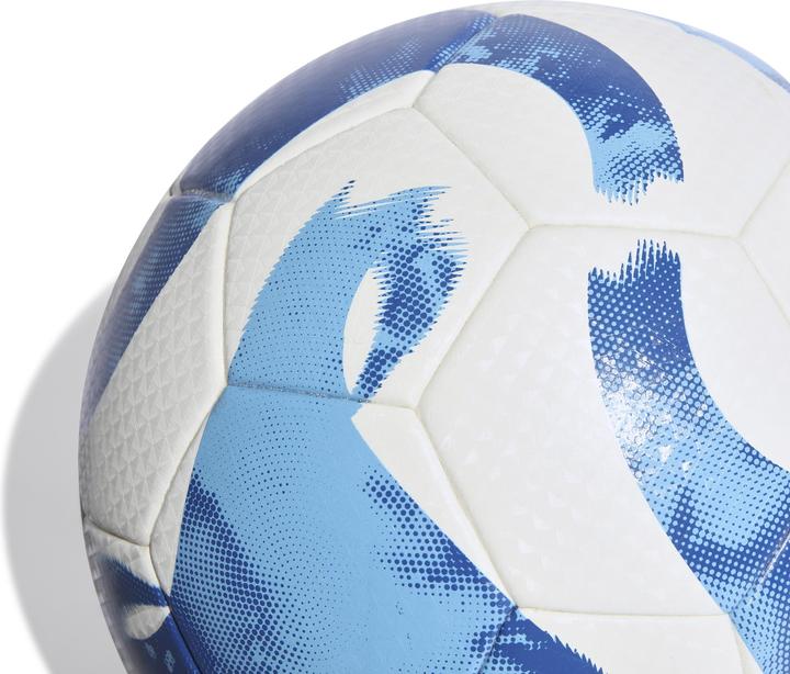 Produktbild adidas Fussball Tiro League thermisch verklebt weiss-blau HT2429 (5) (5)