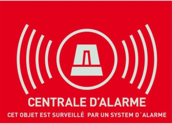 Immagine prodotto Abus Adesivo di avvertimento "Sistema di allarme", francese