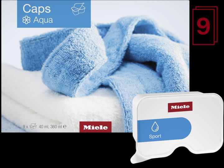 Image du produit Miele Caps Aqua (9 Cycles de lavage, Pods de lavage)