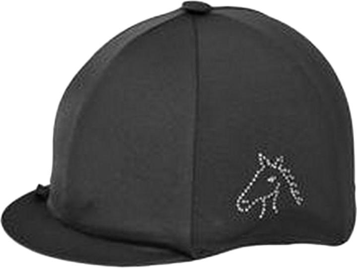 Produktbild Capz Diamondz Pferdekopf Lycra Reithelm Cover (One Size)
