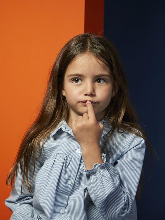 Immagine prodotto Vertbaudet Camicetta da bambina dal taglio ampio in tessuto di cotone (86)