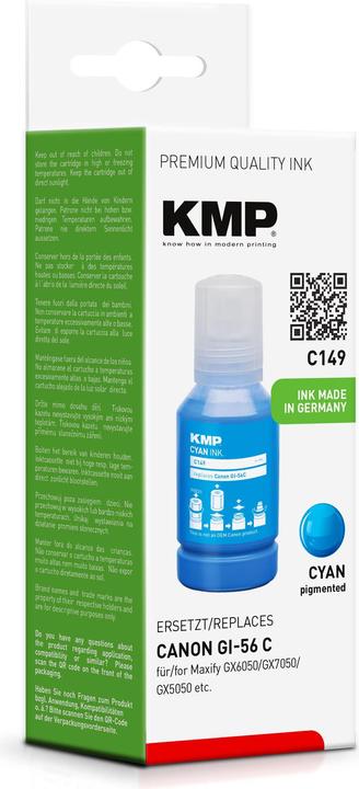 Immagine prodotto KMP Cartuccia Canon Maxify GI56PGBK nero 6000 pagine C148 compatibile