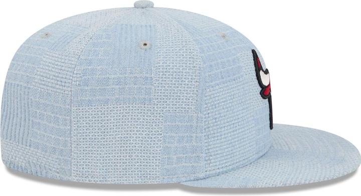 Actual product image New Era 9Fifty Snap Cap - DENIM PATCHWORK Chicago Bulls