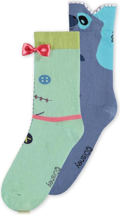Produktbild Difuzed Lilo & Stitch - Unisex Novelty Socks (2Pack) - 43/46 (2er Pack, 43, 46)