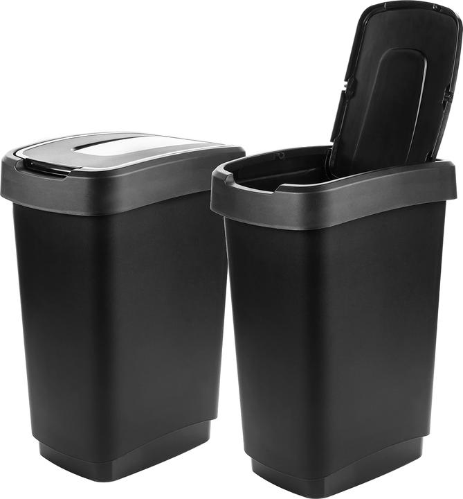 Image du produit 2friends 2 poubelles avec couvercle basculant (50 l)