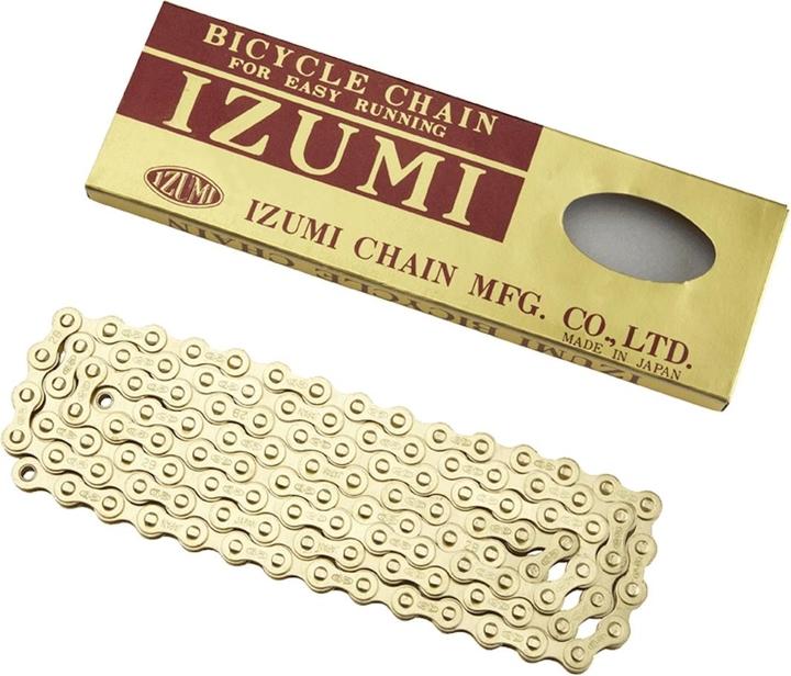 Actual product image Izumi Chain MFG Izumi - Standard Chain Gold (1-speed)