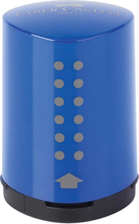 Faber-Castell Sharpener Grip 2001 Mini 10 pieces, blue and red