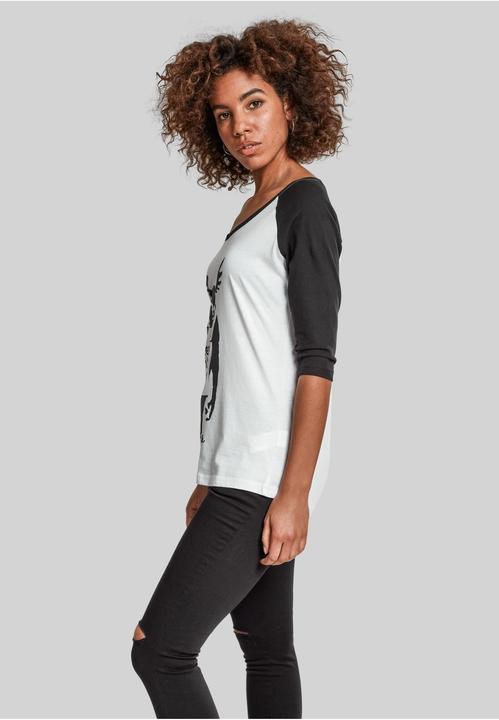 Produktbild Merchcode Ladies Brandalised - Banksy's Graffiti Ape Raglan Tee (5XL)