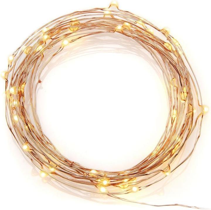 Image du produit Konstsmide Guirlande lumineuse LED en forme de goutte 100 avec minuterie multifonctions (9.90 m)
