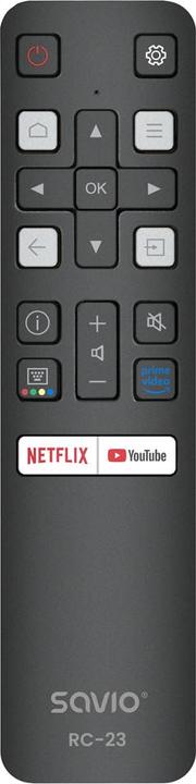 Produktbild Savio RC-23 Universelle / Ersatz-Fernbedienung für TCL-Fernseher (Universal Fernbedienung, Infrarot)