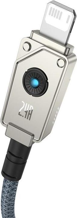 Image du produit Baseus Câble de recharge rapide USB vers IP, 2.4A 2M (Blanc) (2 m, USB 3.0)