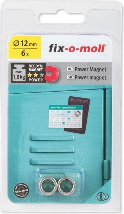 Actual product image Fix-o-moll MAGNET RING 3562809 6PCS