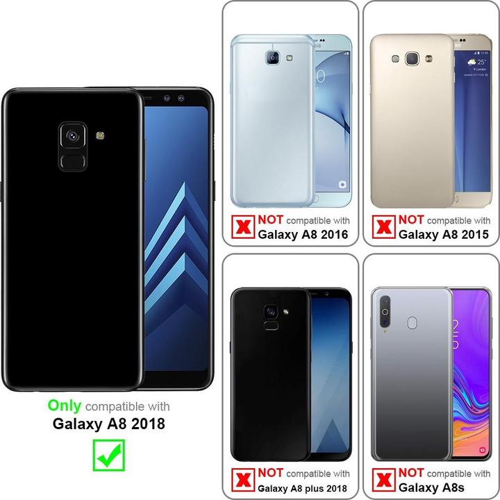 Produktbild Cadorabo Handykette für Samsung Galaxy A8 2018 Necklace Hülle mit verstellbarem Kordelband