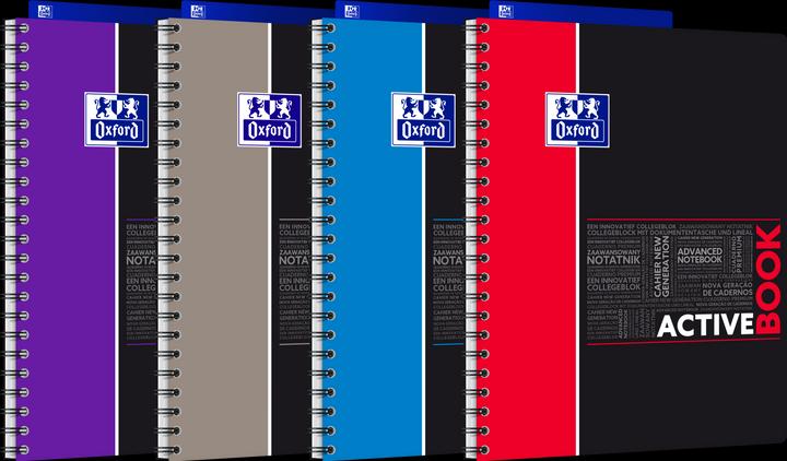 Actual product image Oxford Activebook Student (A4+, Checked, Hardcover)