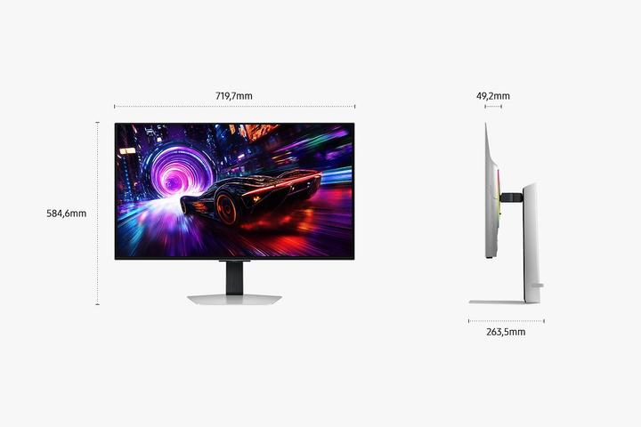 Actual product image Samsung Odyssey OLED G8 - G81SF (3840 x 2160 Pixels, 32")