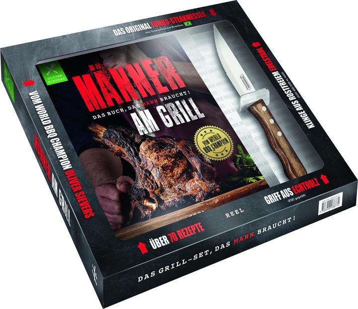 Produktbild Männer am Grill - Das Buch, das Mann braucht! (Deutsch, Oliver Sievers, 2019)
