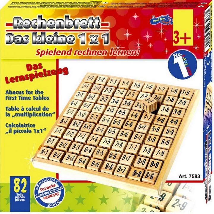 Actual product image small foot Calculating board The little 1x1 (German)