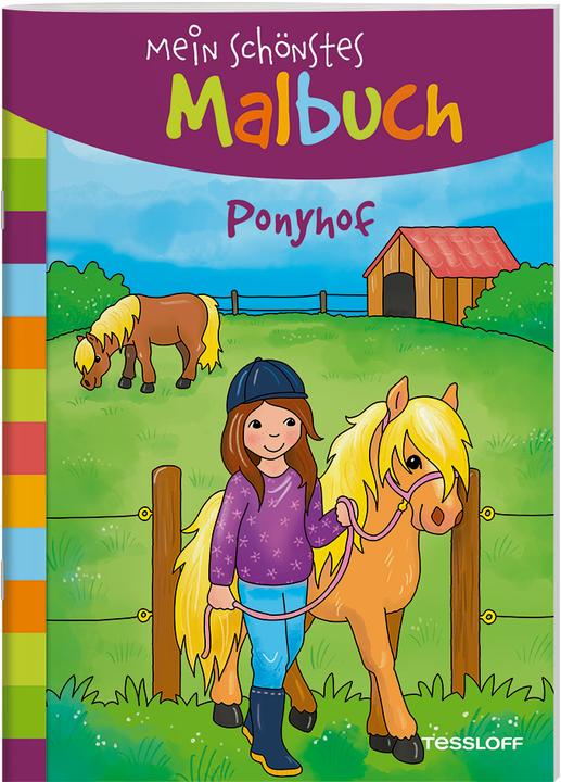 Image du produit Tessloff Mon plus beau livre de coloriage. Cour de poney