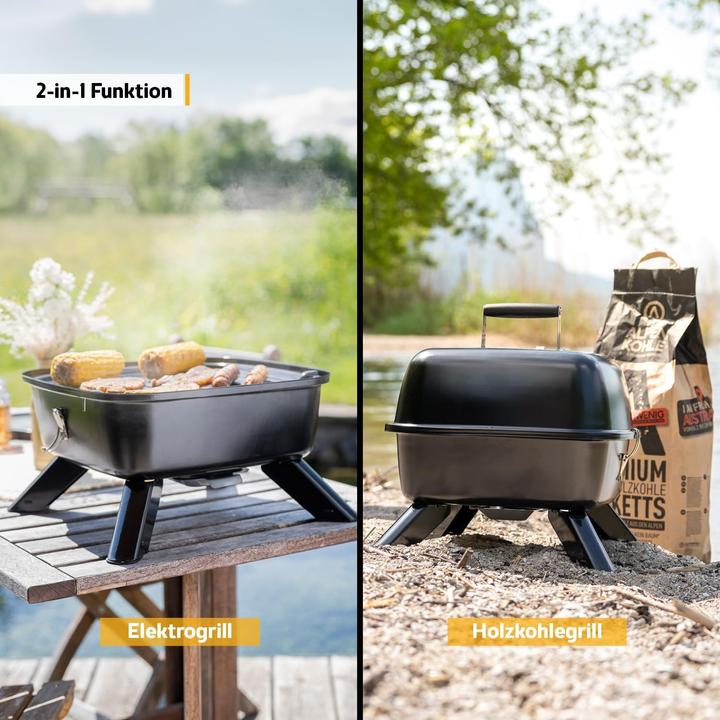 Produktbild TZS First Austria 2-in-1 Kugelgrill (2 kW)