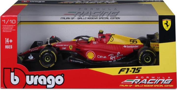Immagine prodotto Bburago Ferrari F1-75 Monza Edizione Speciale 1/18 C. Sainz