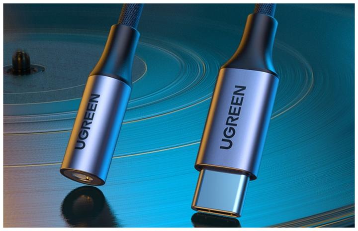 Produktbild Ugreen USB-C zu 3.5mm Buchse Adapter mit DAC Chip (USB Typ C, 3.5mm Klinke)