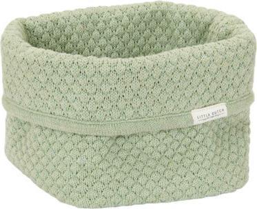 Little Dutch Aufgewahrungsbox gestrickt klein Pure Sage