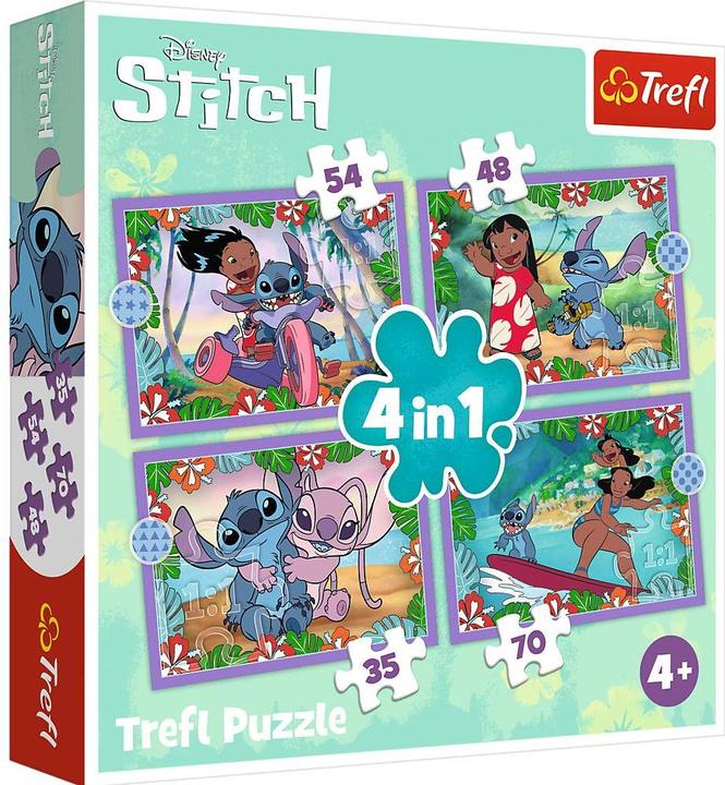 Trefl Lilo & Stitch 4in1 (70 pezzi)