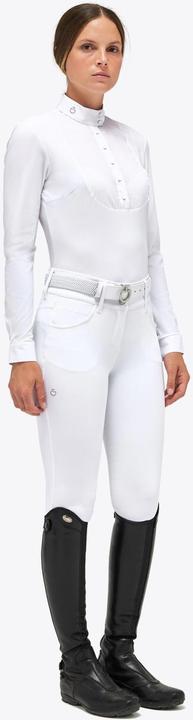 Produktbild Cavalleria Toscana Turniershirt Jersey Button Langarm Damen (M)