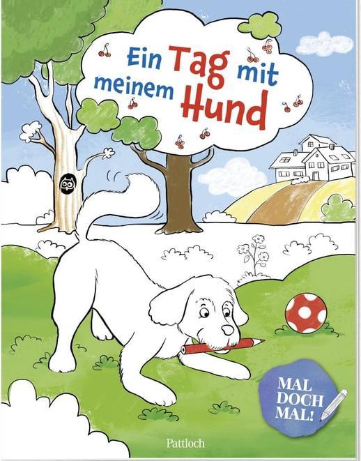 Actual product image Mal doch mal! - Ein Tag mit meinem Hund (German, Pattloch Publishing House, Nataša Emperor, 2024)