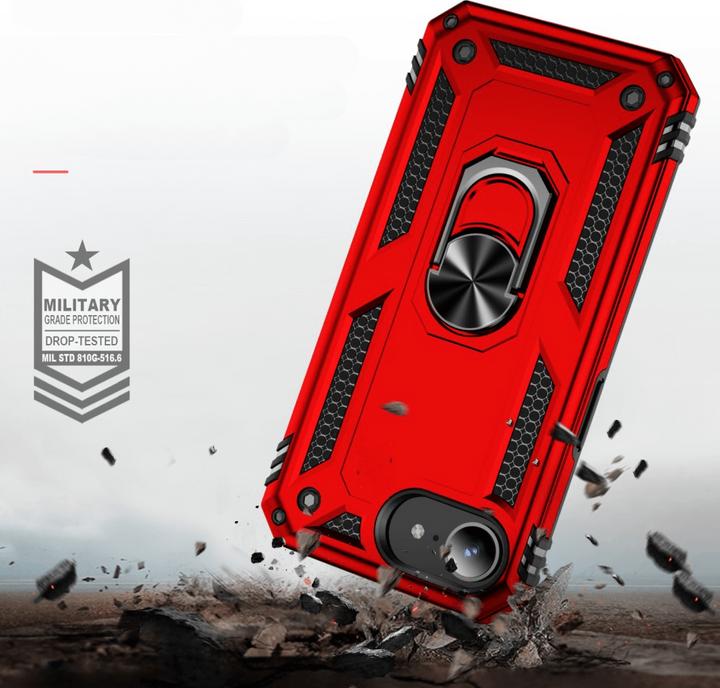 Actual product image Cover-Discount iPhone 16e - Robustes Back Cover mit Kickstand (Apple iPhone 16e)
