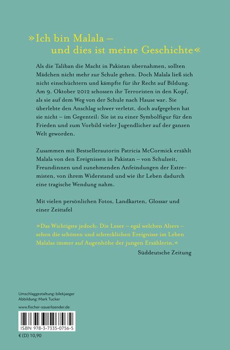 Produktbild Malala. Meine Geschichte (Deutsch, Maren Illinger, Patricia McCormick, 2023)