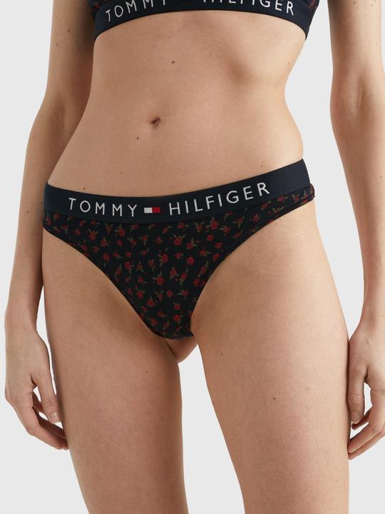 Image du produit Tommy Hilfiger Femmes Thong Print Tangas, Rose AOP, S (S, M)