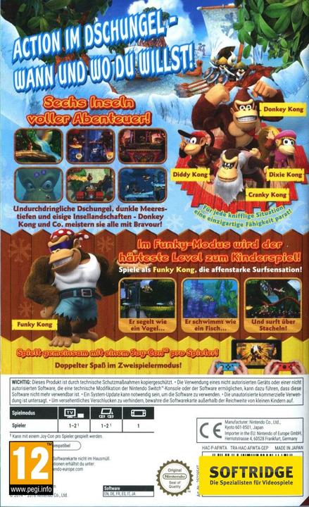 Immagine prodotto Nintendo Donkey Kong Country: Tropical Freeze (Switch, DE)