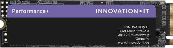 Actual product image Innovation IT SSD M.2 1TB InnovationIT Performance+ (1GB DRAM) NVMe PCIe retail (1000 GB, M.2 2280)