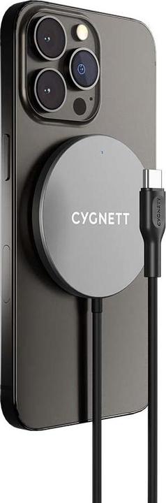 Actual product image Cygnett MagCharge Cable 7.5W 1.2M - Black (15 W)