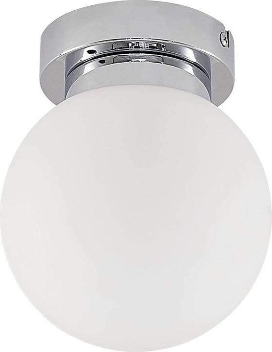 Actual product image Lindby Tavino ceiling light, ball shade, chrome (E14)
