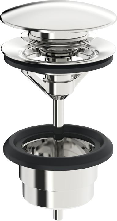 Produktbild Hansa Hansafill Ablaufgarnitur, Push-open, für Standard Waschtische, Durchmesser 63 mm, 59913988