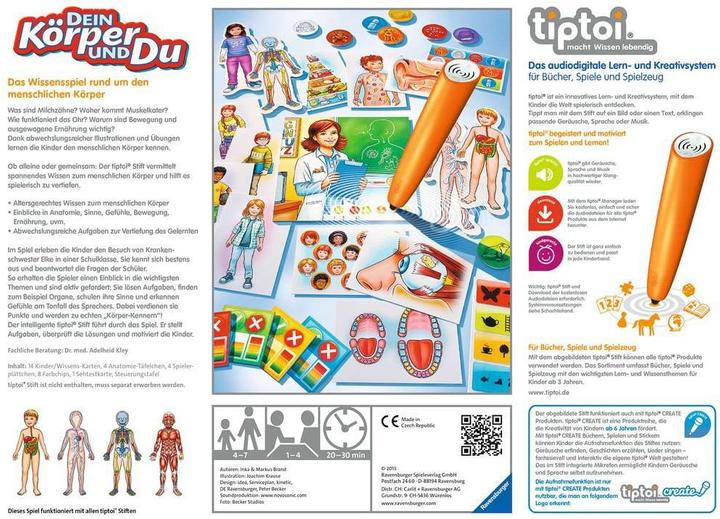 Produktbild tiptoi Dein Körper und Du (Deutsch)