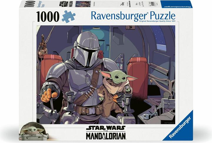 Produktbild Ravensburger Puzzle 12000512 - The Mandalorian - 1000 Teile Star Wars Puzzle für Erwachsene und (1000 Teile)