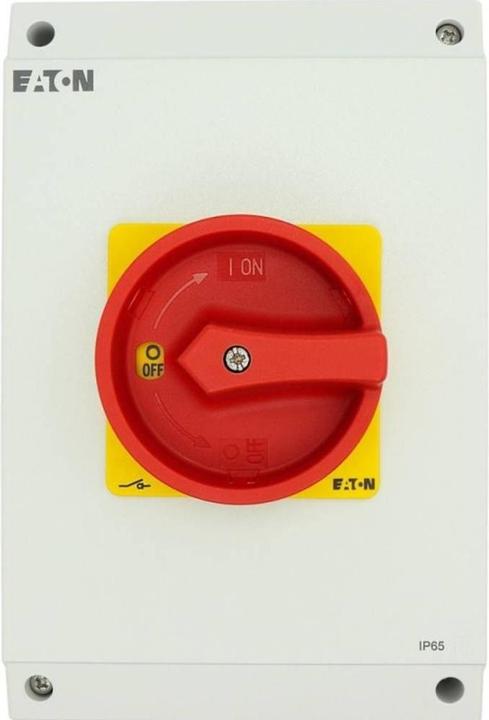 Produktbild Eaton Sicherheitsschalter 3 Polig + N, 63 A P3, Rot
