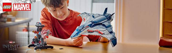 Image du produit LEGO Avengers : Age of Ultron Quinjet (76325, LEGO Super Mario)