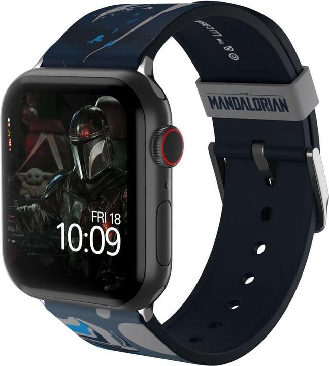 Actual product image Moby Fox Bracelet Smartwatch Star Wars Beskar Armor 22 mm (22 mm, Stainless steel, Silicone)