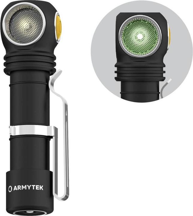 Image du produit ArmyTek Wizard C2 WG Warm LED Lampe frontale alimentée par batterie 1100lm 13h F09201W (1100 lm)