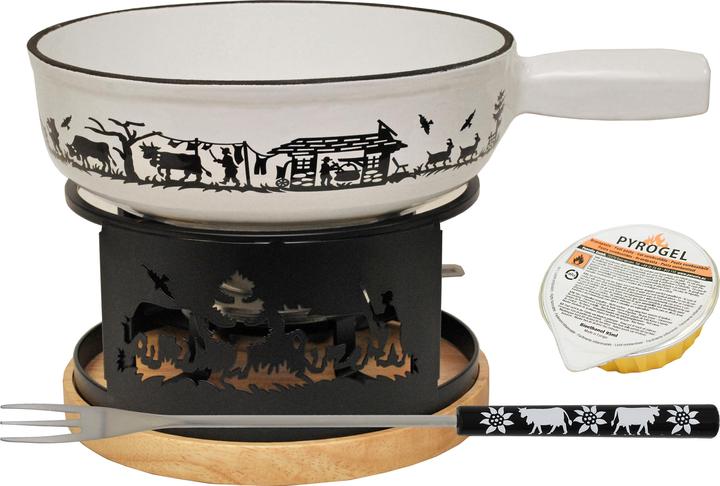 Actual product image Heidi Cheese Line Fondue Set Alpes (Cheese fondue)