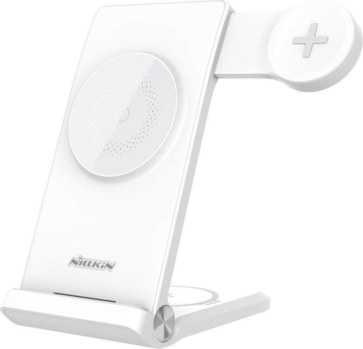 Nillkin PowerTrio 3in1 Wireless Charger MagSafe for Samsung Watch White
