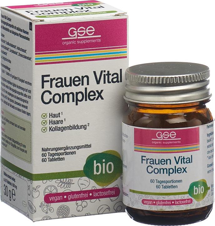 Actual product image GSE Femmes Vital Complexe bio cpr (60 Piece, Pills, 123 g)
