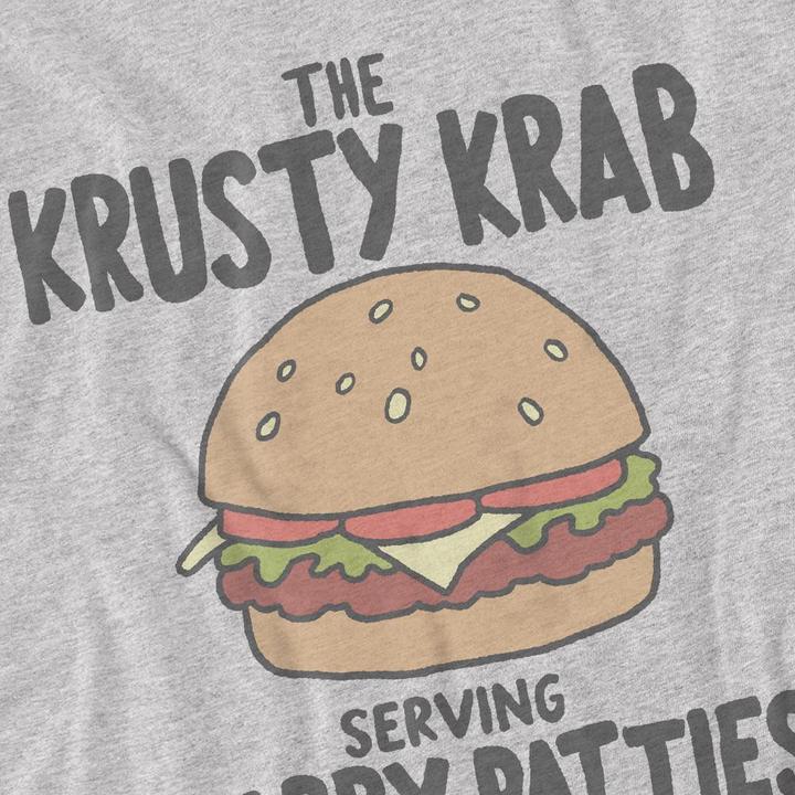 Immagine prodotto Spongebob Squarepants Krabby Patties Maglietta Uomo (4XL)
