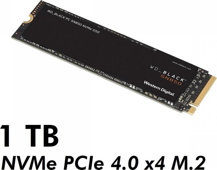 Immagine prodotto WD Black SN850 (1000 GB, M.2 2280)