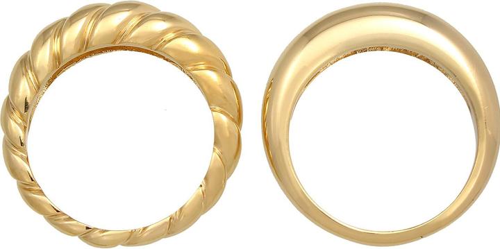 Actual product image Elli 2er Set Twisted Look (56, 925 Silver)